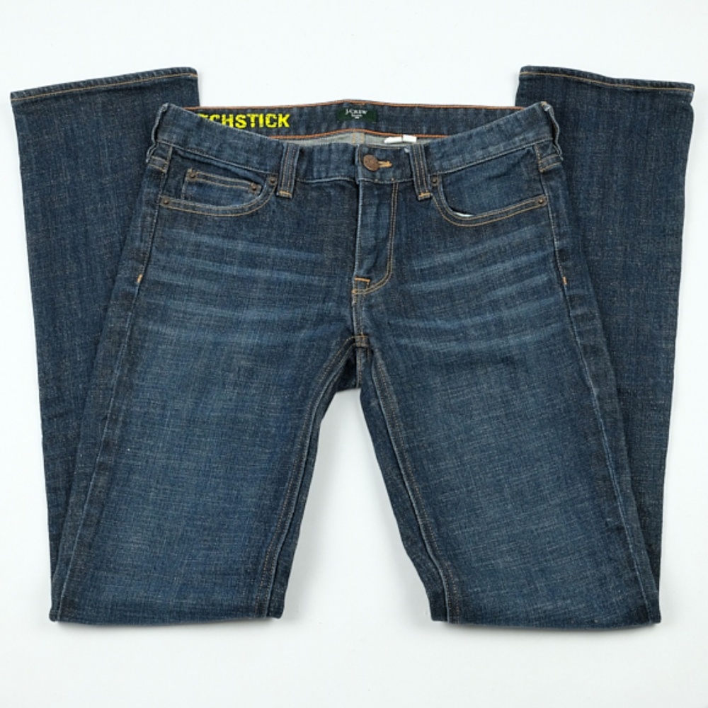 J. Crew Matchstick Dark Wash Skinny Jeans, Sz 27R